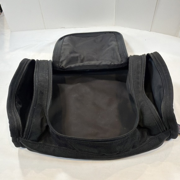 Tumi Alpha Split Travel Kit Toiletry Bag Black Ballistic Nylon Organizer - Picture 4 of 10